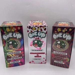 a picture of oneup mushroom chocolate bar
