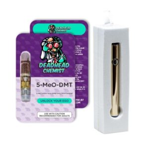 a pictures of 5 Meo DMT Cartridge And Battery