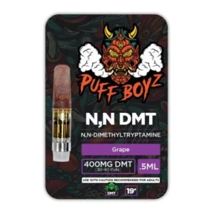 Puff Boyz -NN DMT 0.5ML(400MG) Cartridge - Grape Puff Boyz -NN DMT 0.5ML(400MG) Cartridge - Grape